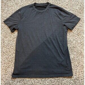 Hill City Performance Shirt Men’s Medium Charcoal/Black Polyester Lyocell Blend